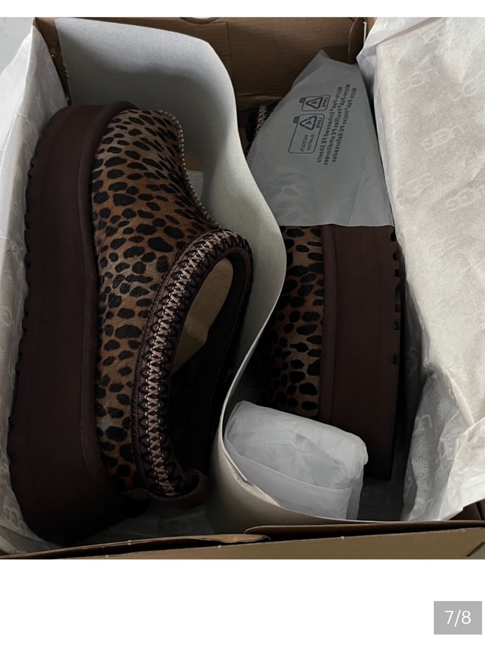 UGG® TAZZ CASPIAN PLATFORM SLIPPERS - Picture 7 of 8